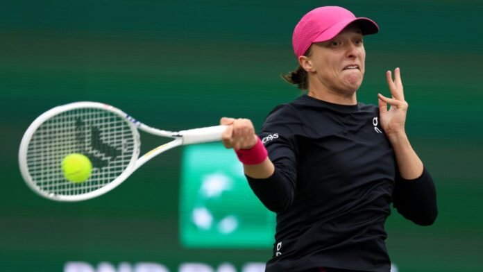 Iga Swiatek routs Marta Kostyuk to reach Indian Wells final