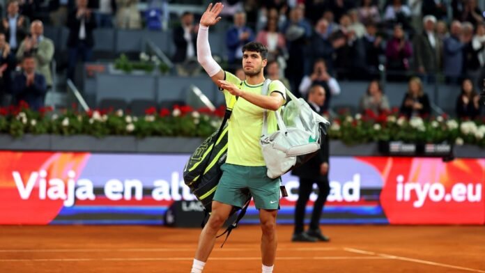 Carlos Alcaraz out, won't win 3rd straight Madrid Open
