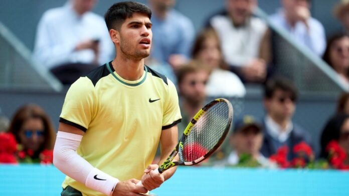 Carlos Alcaraz withdraws from Italian Open due to arm injury