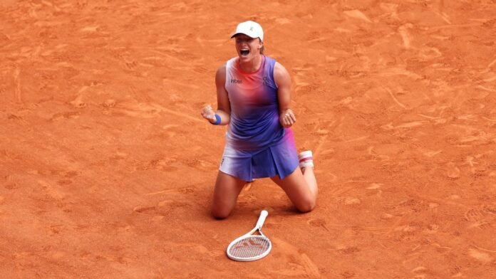Iga Swiatek tops Jasmine Paolini for 4th French Open title
