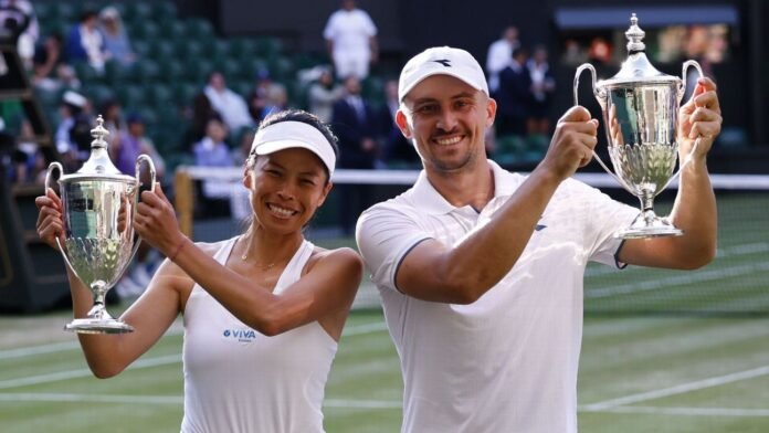 Hsieh, Zielinski win mixed doubles title at Wimbledon