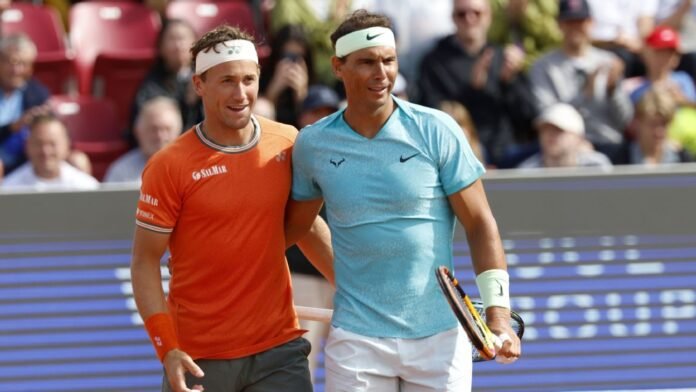 Rafael Nadal wins clay match at Nordea in prep for Olympics