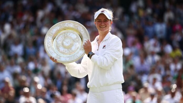 Wimbledon winners Krejcikova, Alcaraz among tennis's top 10