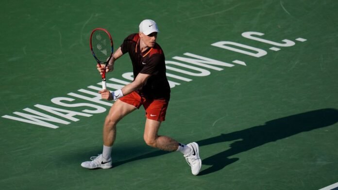 Canada's Denis Shapovalov DQ'd in quarterfinals of Mubadala City DC Open; American Shelton advances