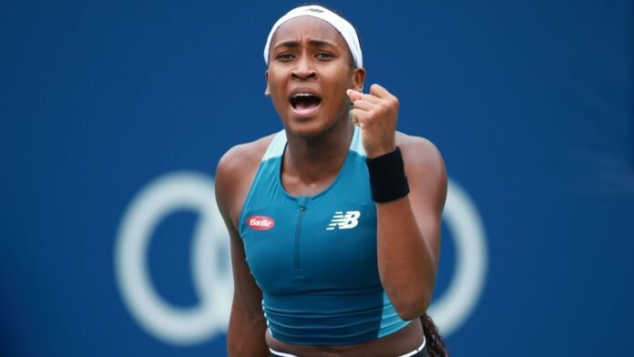 Coco Gauff rolls past Yafan Wang in Toronto, Madison Keys withdraws