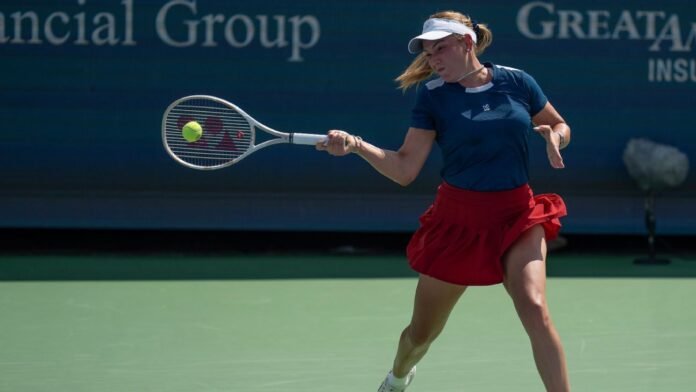 Donna Vekic ousted in Cincinnati opener after Olympic silver