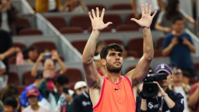 Carlos Alcaraz into China Open quarterfinals with match win No. 200