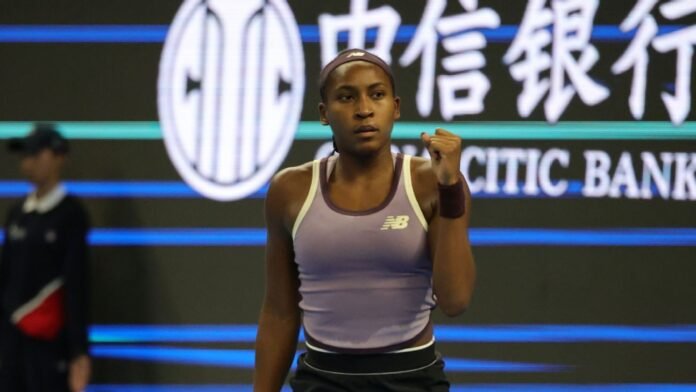 Coco Gauff rallies past Yuliia Starodubtseva to reach China Open semis