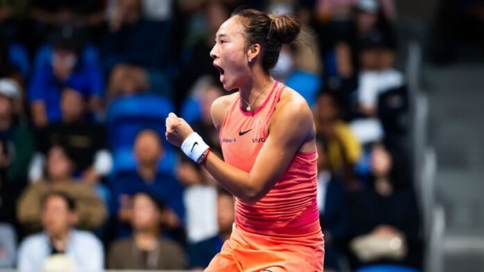 Qinwen Zheng wins Toray Pan Pacific Open, clinches WTA Finals spot