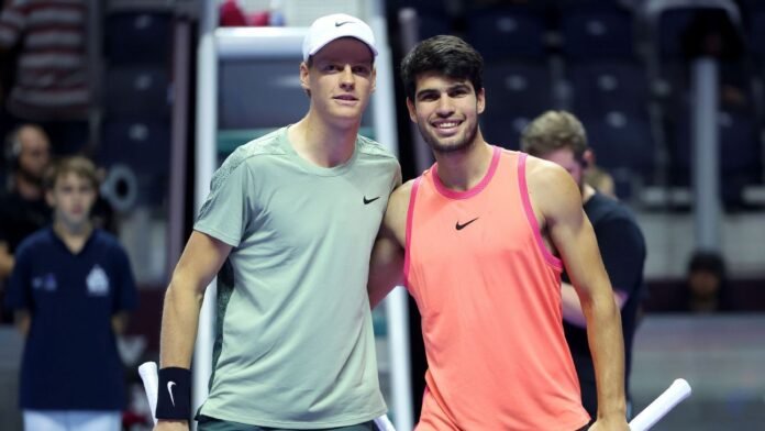 Jannik Sinner, Carlos Alcaraz in different groups for ATP Finals