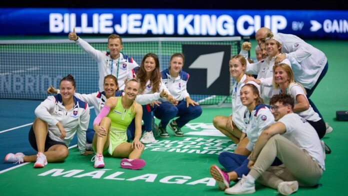 Slovakia beats Australia to reach Billie Jean King Cup semis