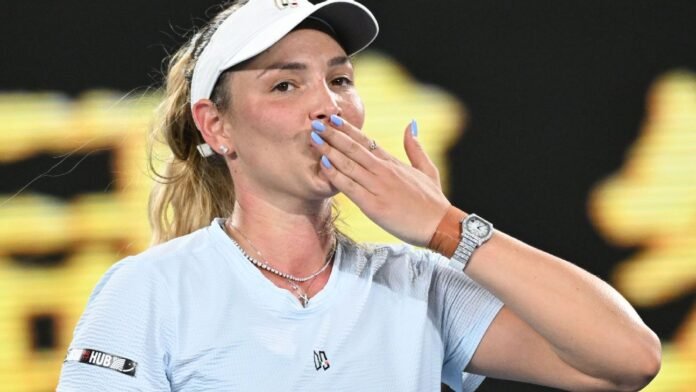 Vekic sends message of love to fire-torn L.A. from Melbourne