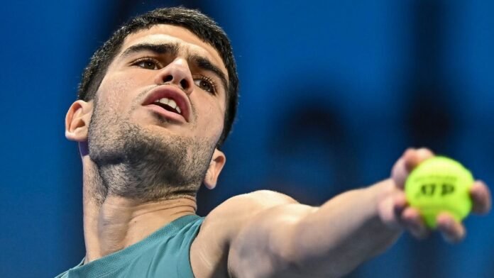Carlos Alcaraz needs 3 sets to oust Luca Nardi at Qatar Open