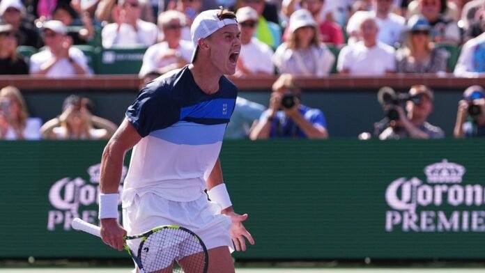 Holger Rune tops Daniil Medvedev, into final at Indian Wells