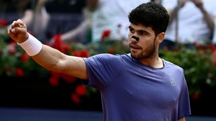 Carlos Alcaraz beats Jack Draper to reach Italian Open semis