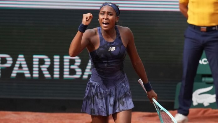 Coco Gauff advances at French Open despite shaky serving