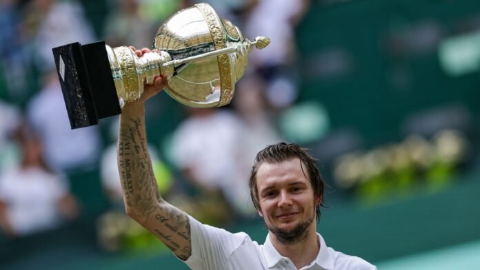 Alexander Bublik beats Daniil Medvedev to win Halle Open