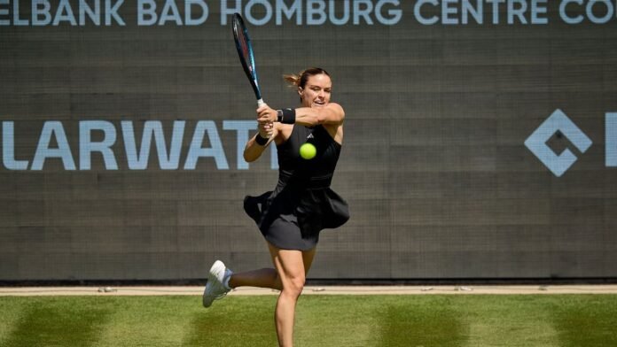 Maria Sakkari, Yulia Putintseva have testy exchange at Bad Homburg