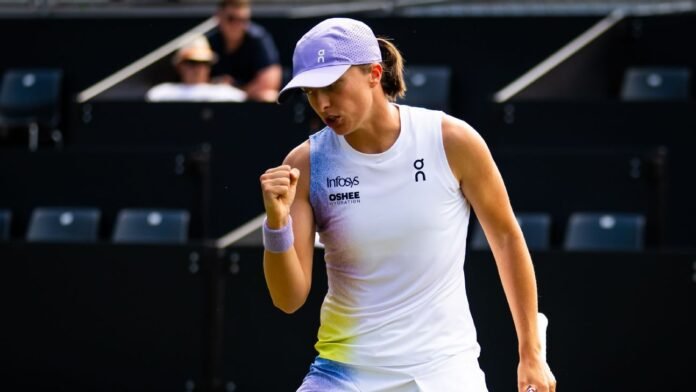 Swiatek, Paolini advance to quarters, Osaka loses at Bad Homburg