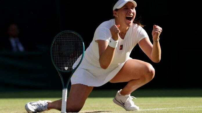American Amanda Anisimova reaches first Wimbledon semifinal